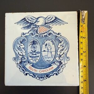 House Fire Remains, Wall Decor, 5x5 Hand Painted Wall Tile, Backsplash. SC